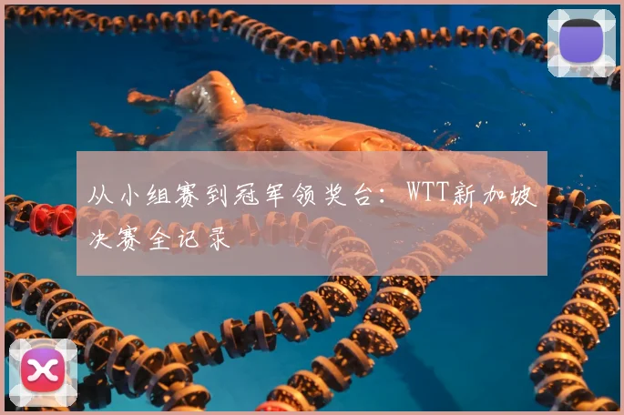 从小组赛到冠军领奖台：WTT新加坡决赛全记录